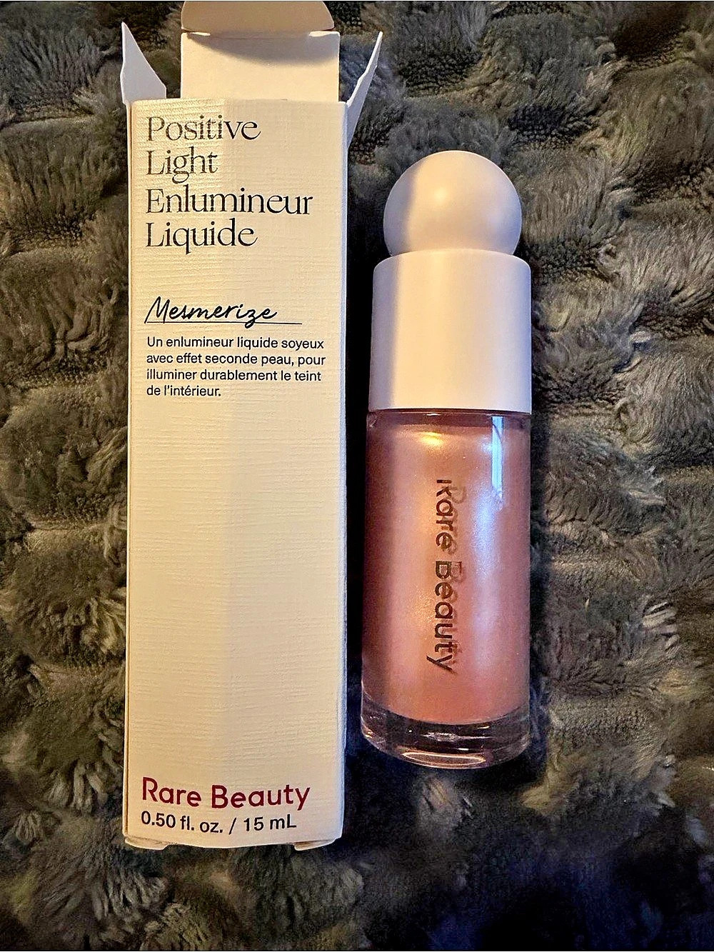 Rare Beauty Positive Light Liquid Luminizer Liquid Highlighter in Brown NWT